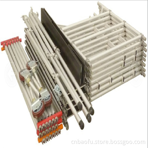 Aluminum Alloy Double-Wide Scaffolding for Construction